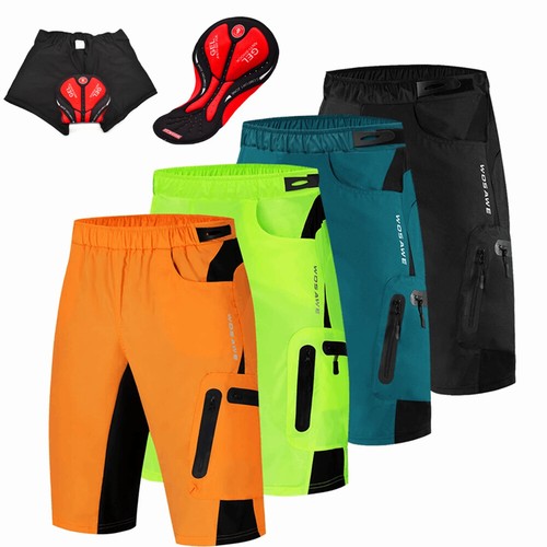 PANTALONI UOMO PANTALONCINI CICLISMO BICI ELASTICIZZATI GEL 3D IMBOTTITE  M-XXXL | eBay