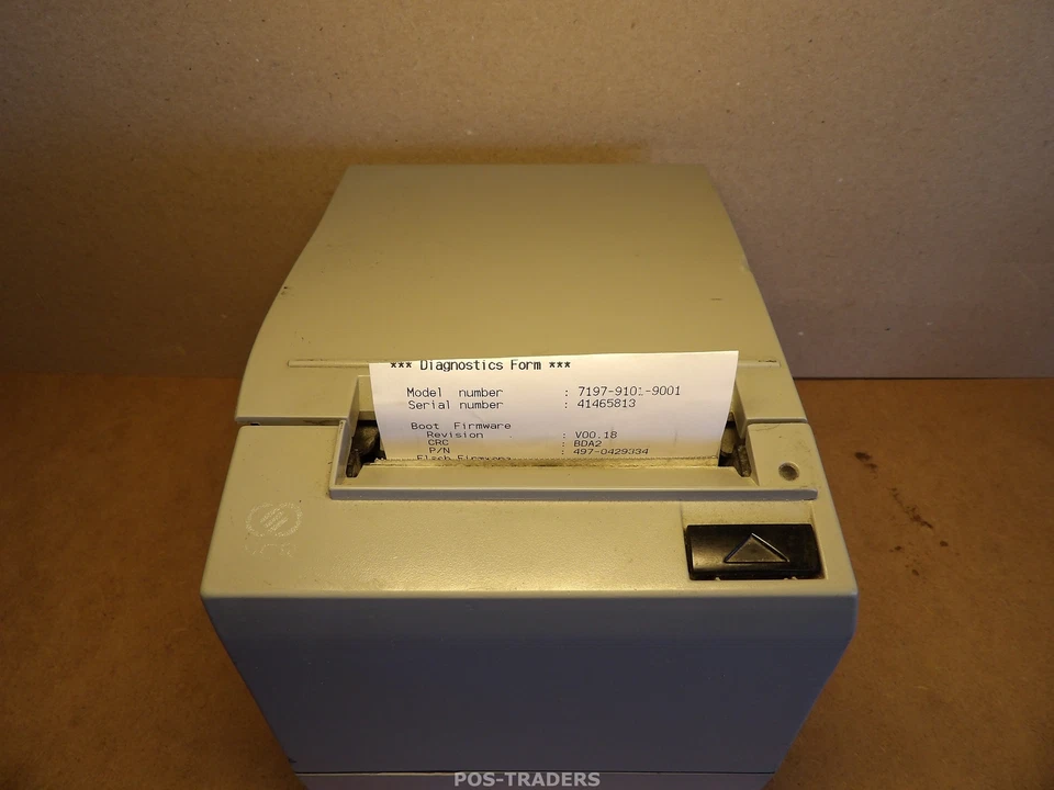 NCR 7197-9101-9001 Thermal Ticket Receipt POS Printer 80mm USB , Grey-C grade - Image 2 of 4