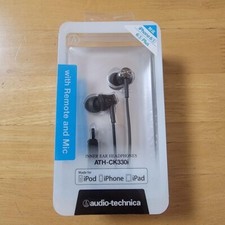 Audio technica ATH-CK330i BK In-Ear Headphones for iPod / iPhone / iPad