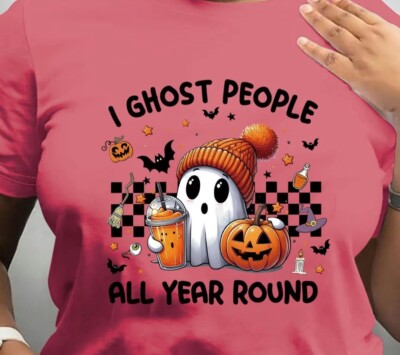BNWT I Ghost   People All Year Round & It s A DTF Prints