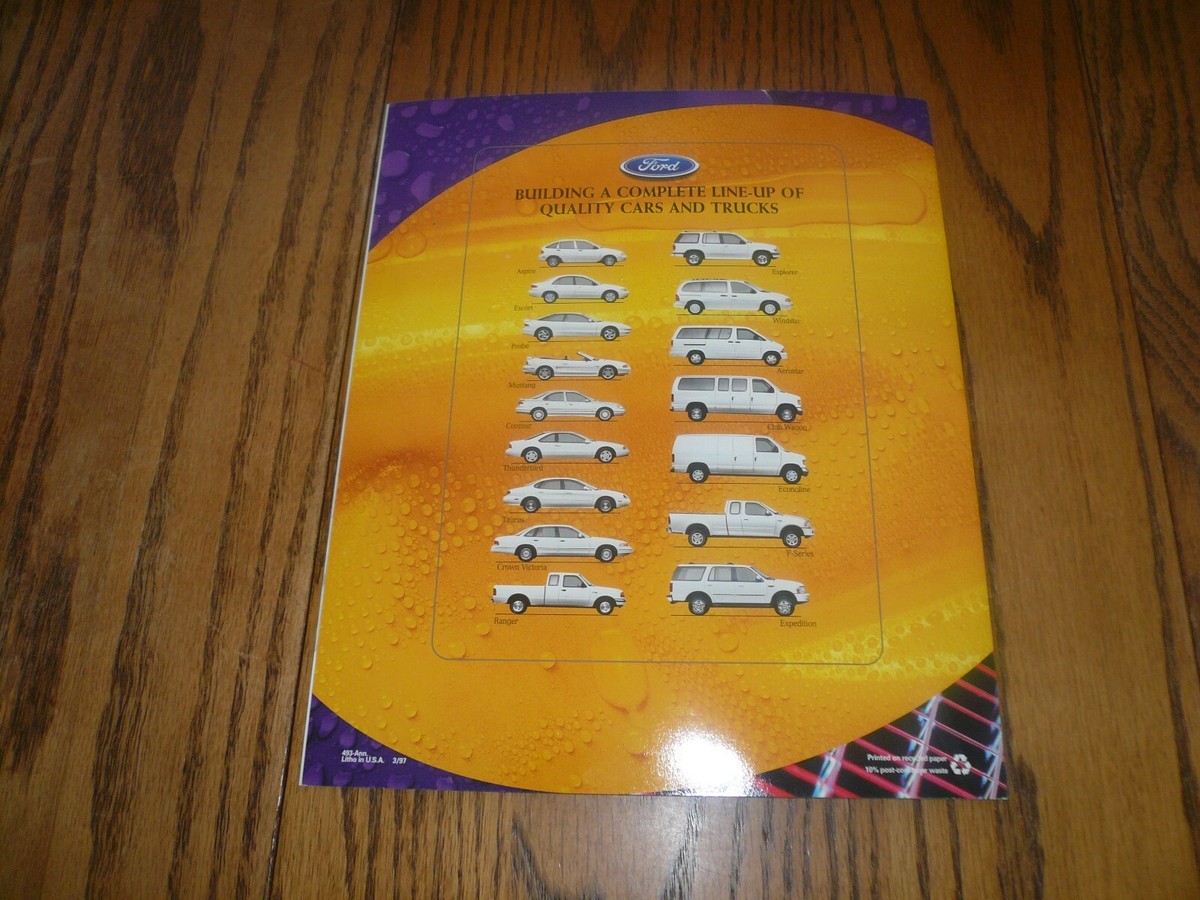 1998 Ford Escort ZX2 Sales Brochure - Vintage | eBay