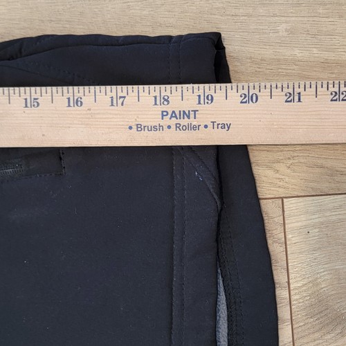 Patagonia Fleece Lined Soft Shell Polyester Jacket Black Small 6/7 - Picture 8 of 9