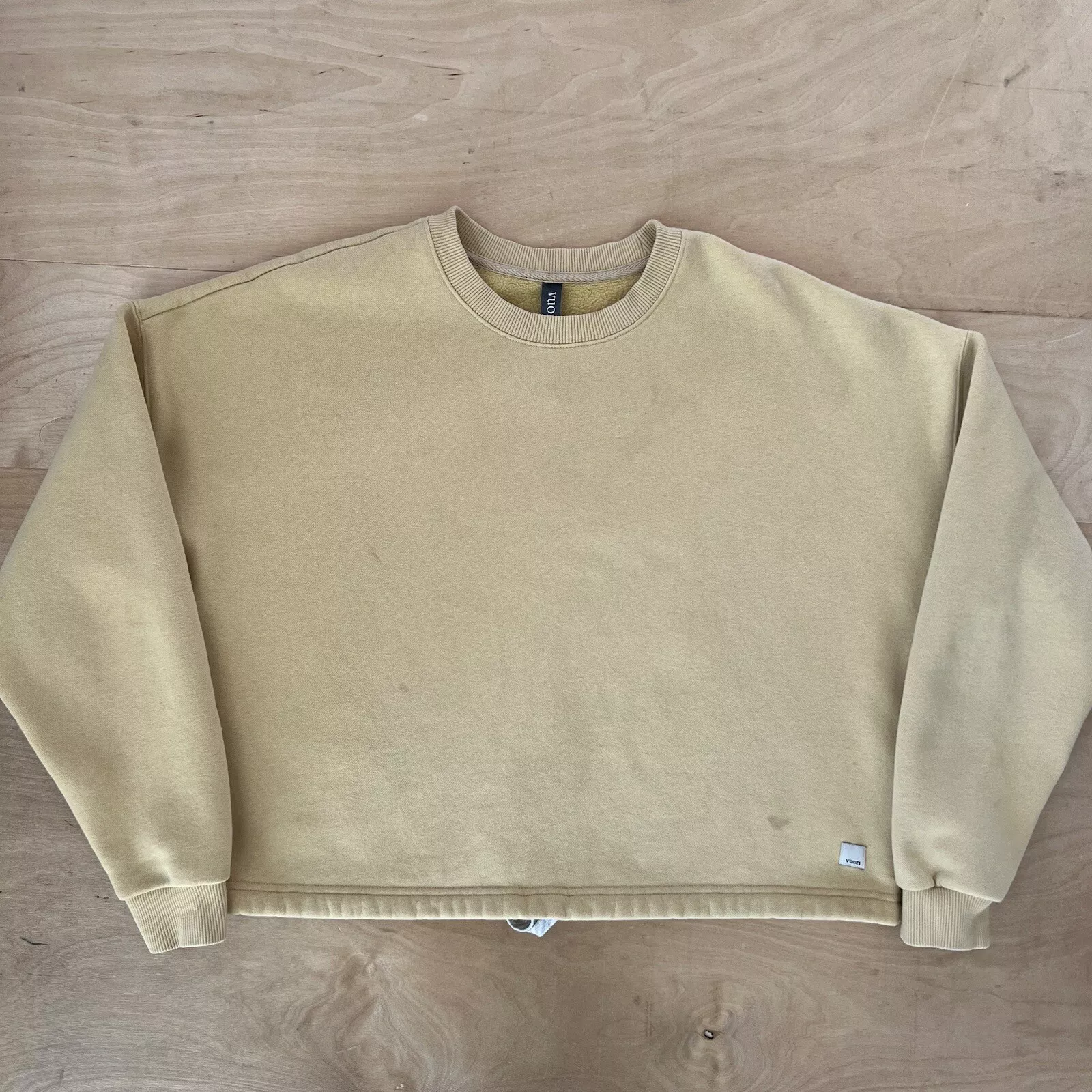 vuori restore oversized crew athleisure workout sweatshirt