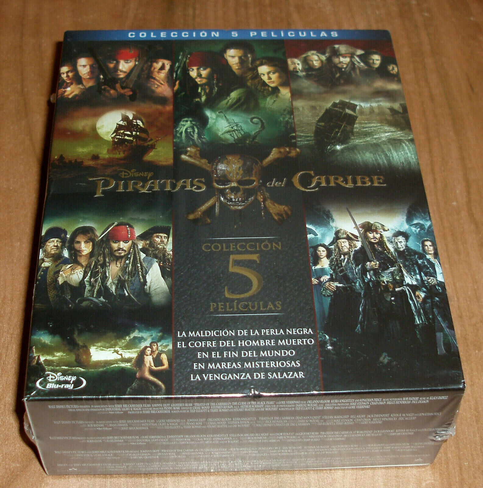 Piratas del Caribe: Colección 5 Películas [BLU-RAY] - FM Movies & Toys