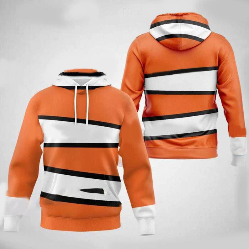 Nemo Cosplay Costume Finding Nemo Character Christmas Hoodie 3D