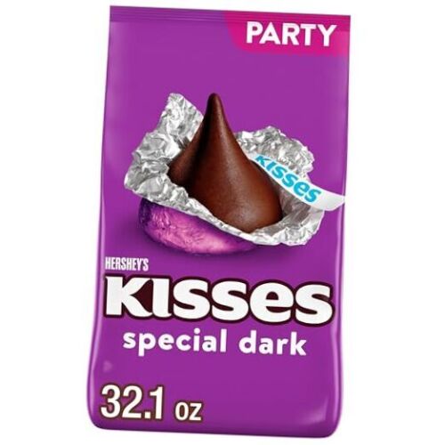 KISSES SPECIAL DARK Mildly Sweet Chocolate 2 Pound (Pack of 1) Dark Chocolate
