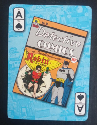 2014 DC Comics Retro Batman Playing Card Ace Spades