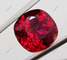 17.75 Ct + Extremely Natural Blood Ruby Cushion Shape CERTIFIED Loose Gemstone
