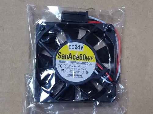 1PC Cooling Fan for SanAce60WF DC24V 0.12A 3pin 9WF0624H7D05 A90L-0001-0423#50 - Afbeelding 1 van 5