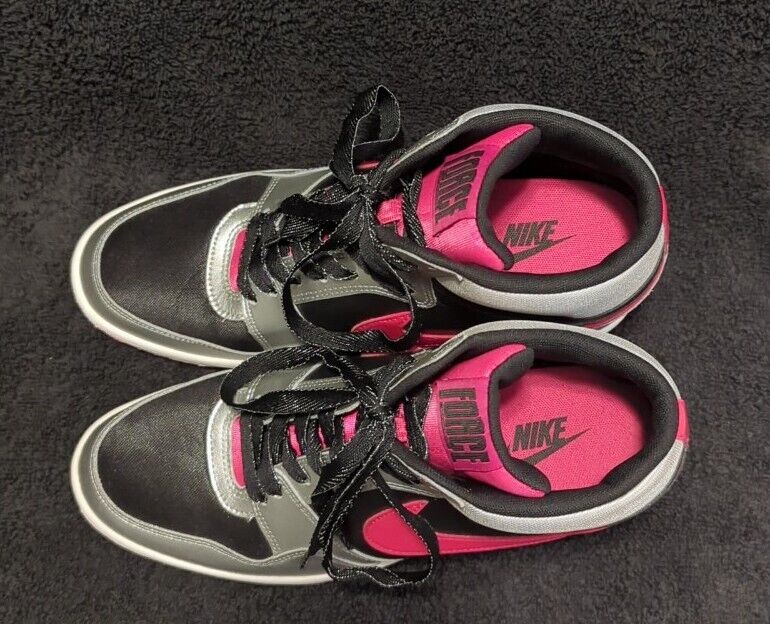 Nike Sky High Wedge Women's Sneakers Silver Pink 629746-006 Nike Sky High Wedge Women's Sneakers Silver Pink 629746-006