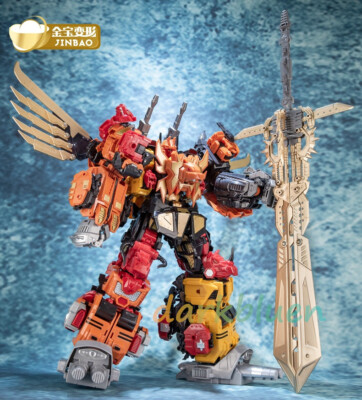 JINBAO Predaking 5in1 MMC Feral Rex  Figure Transformed Robot Ver. Upgrade Kits