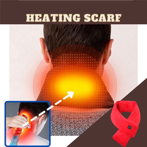 Smart Electric Washable Heated Scarf Winter Neck Warmer Shawl Man Woman Soft - Picture 2 of 13