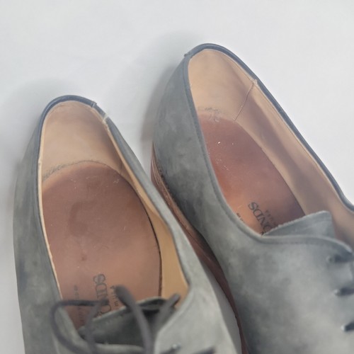 Allen Edmonds Orlean Grey Suede Size 14 Dress Shoes - Picture 9 of 12