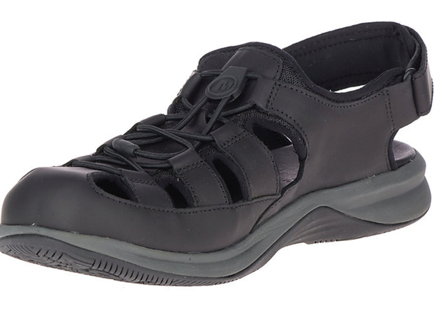merrell men's closed toe sandals