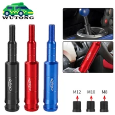 130mm Shift Knob Extension Rod Stick Adapter for MT Manual Gear Shifter Lever