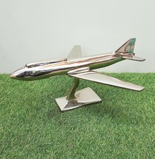 Maquette d'avion nautique en aluminium décor de table en argent décor de bureau