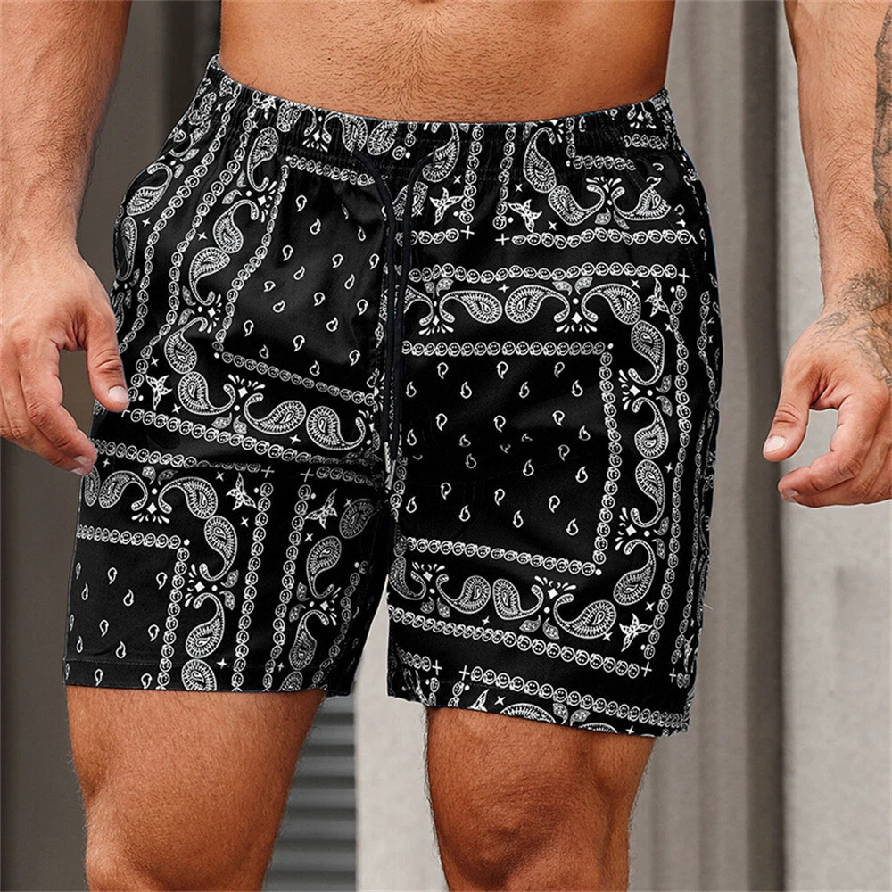 Mens Floral Shorts Sport Workout Jogging Quick Dry Running Short Pants
Opens in a new window or tab