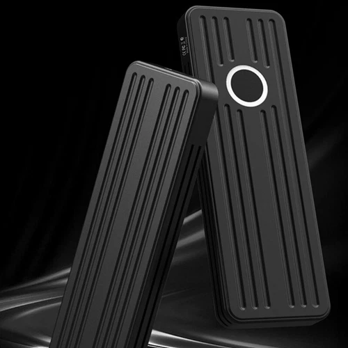 NVMe SSD Enclosure Box External Solid Disk Case Fingerprint Encryption Optional