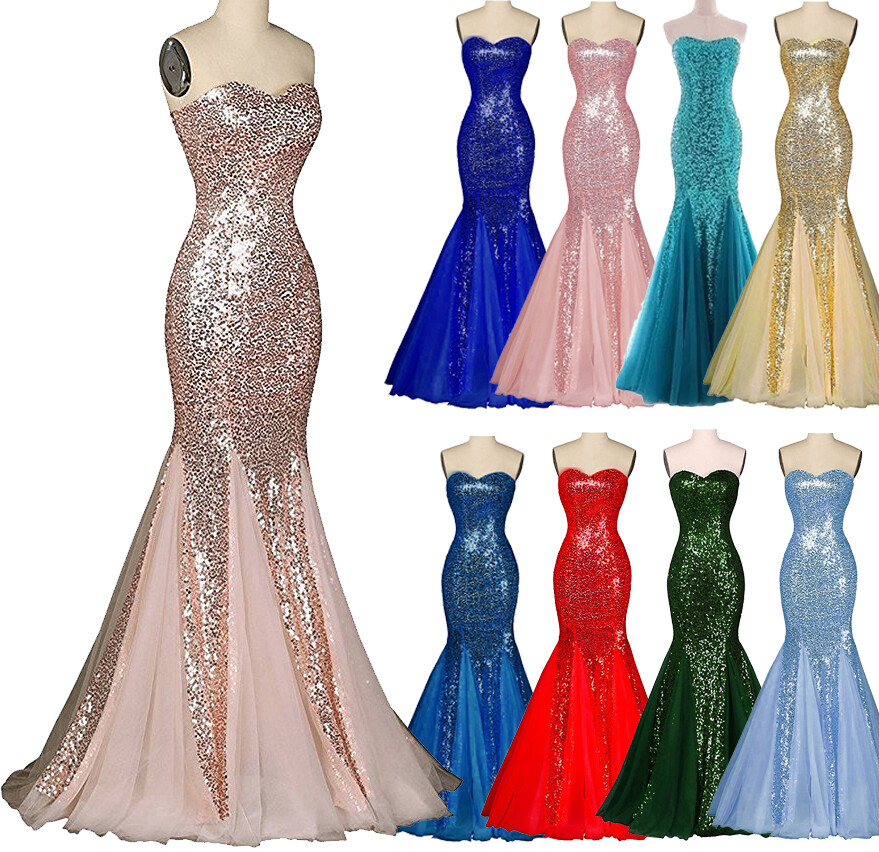 LLY Women’s V-Neck Long Ball Gown Prom Dress – Beaded Chiffon, Sizes 6-22, 20 Colors, Zip Closure