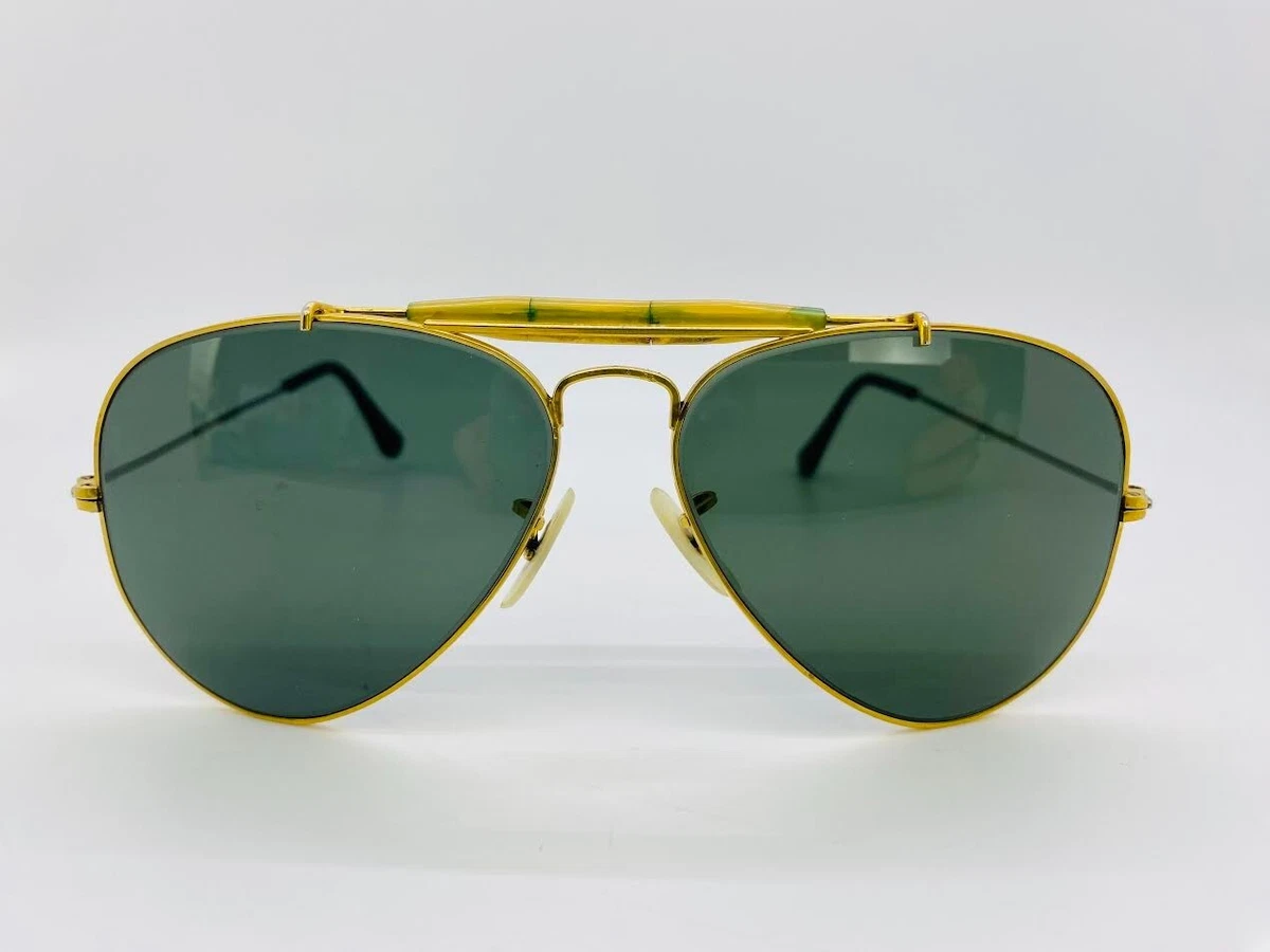 SHINER　レイバン B&L RAYBAN USA ヴィンテージ Vintage B&L Ray Ban Wrap Cable Temple Aviator Sunglasses - Etsy