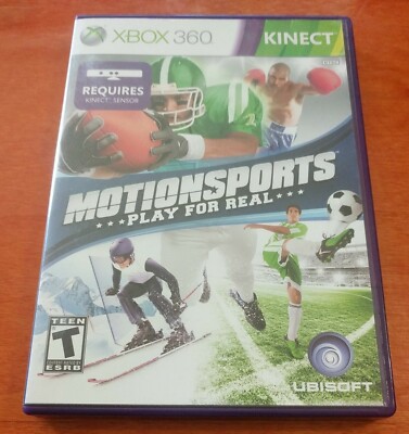 Motionsports Microsoft Xbox 360 Ubisoft  PhysX Nvidia  Requires Kinect Sensor 