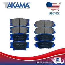 Front and Rear Brake Pad Ceramic Set for 06-18 TOYOTA RAV4, Lexus HS250h