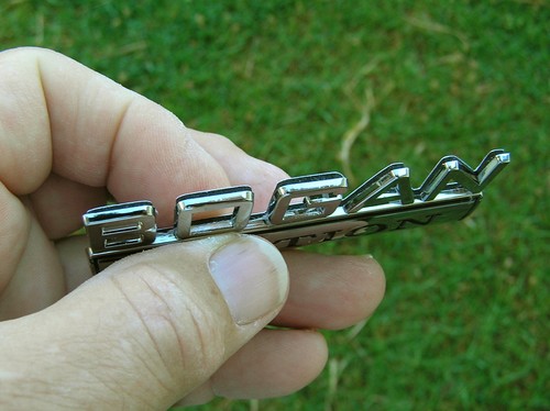 BOGAN EDITION PAIR CAR FENDER BADGES Chrome Metal Emblem *NEW* suit FORD etc - Picture 3 of 4