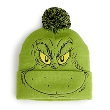 The Grinch Who Stole Christmas Beanie Hat Men Women Adult Size Teen toboggan New