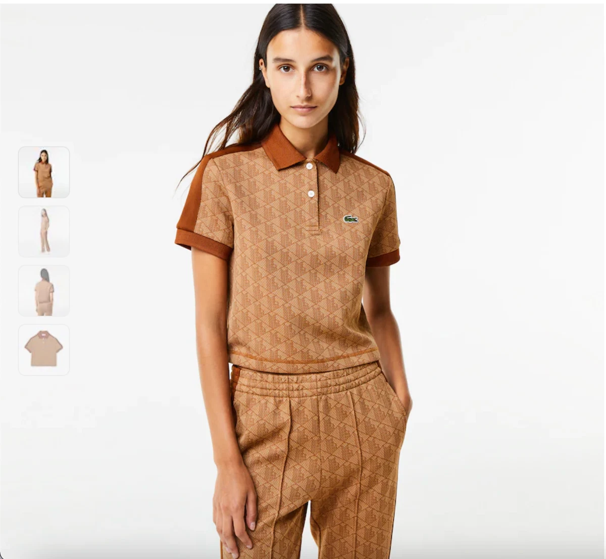 Lacoste polo clearance shirts womens price