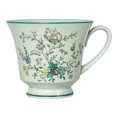 Noritake PARADISE GREEN 8223 W80 Green Floral Porcelain Cup NEW