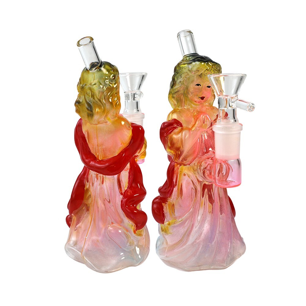 6.5"  Goddess Smoking Pipes w/Glass Bowl Hand Pipe Tobacco Hookah Bongs Gift