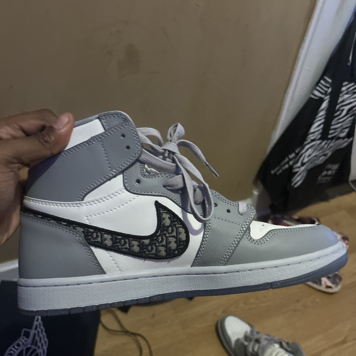 Size 11.5 - Jordan 1 x Dior High Gray | eBay