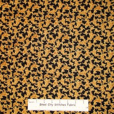 Autumn Scroll Fall Floral Fabric By the Yard Cotton Timeless Treasures CM2094