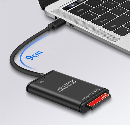 USB 3.1 Type C to USB 3.0 OTG Adapter TF/Micro SD Memory Phone Card Reader AU - Picture 4 of 12