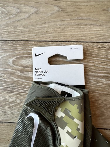 Nike NFL Vapor Jet 6.0 "Salute to Service" Camo FB Gloves Size 3XL DN0922-989 - Picture 2 of 3