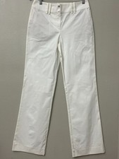 St. John Sport White Wide Leg Trousers Size 6