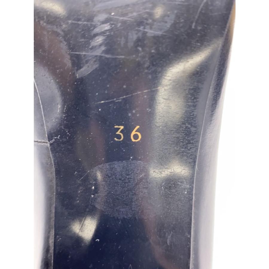 Decolte Yves Saint Laurent YSL tacco EU 36 pelle nera dal Giappone 101536K Authen