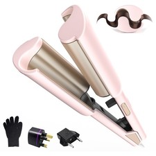Curling Iron Hair Crimper Waver, Beach Waves Curling Wand, Waver Hair Tool, D...