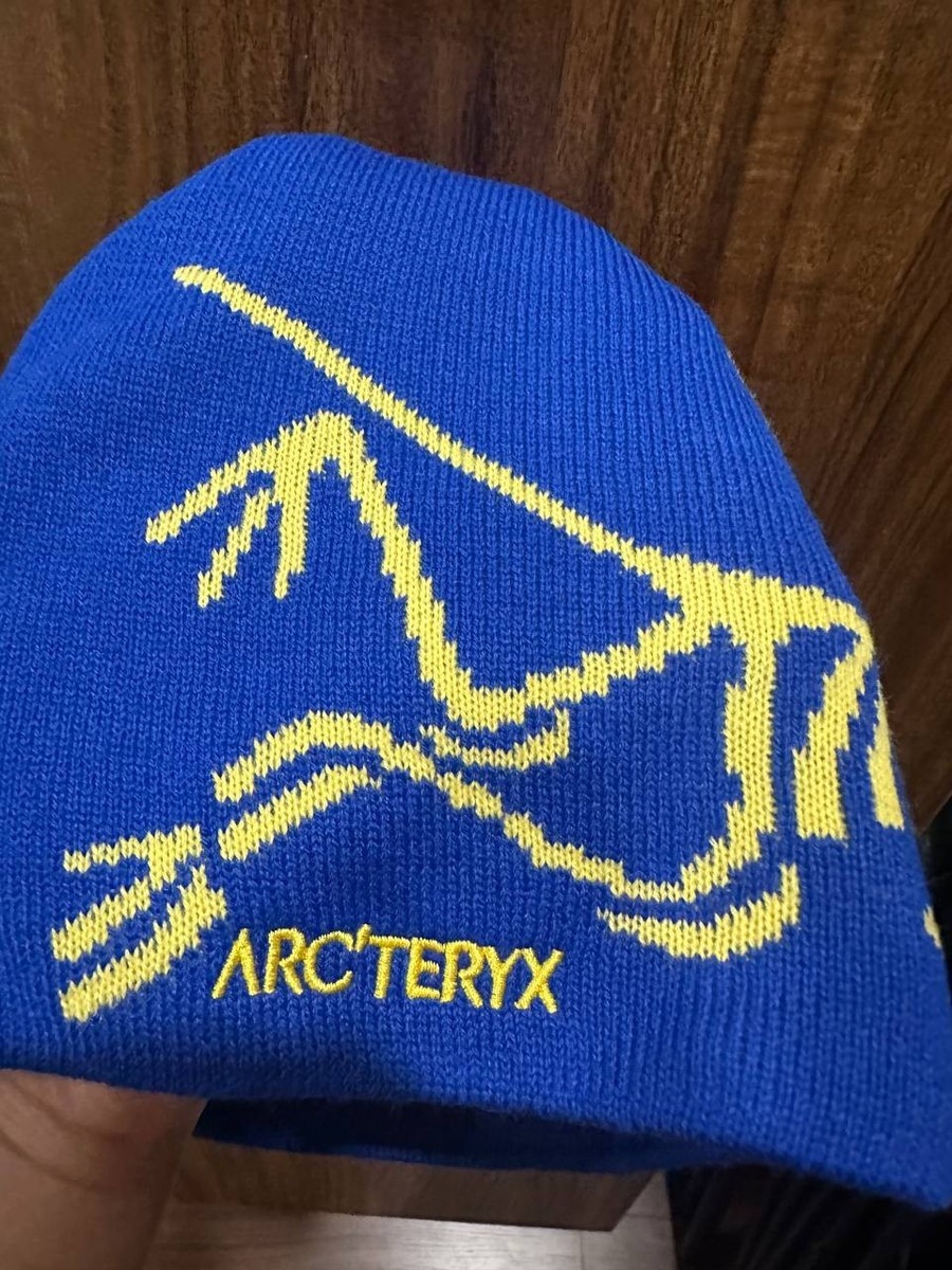 Arc'teryx Bird Head Toque Blue Wool Beanie Hat Unisex Winter Ski