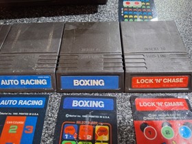 Mattel Intellivision Console Bundle With Games TESTED WORKING READ ALL!