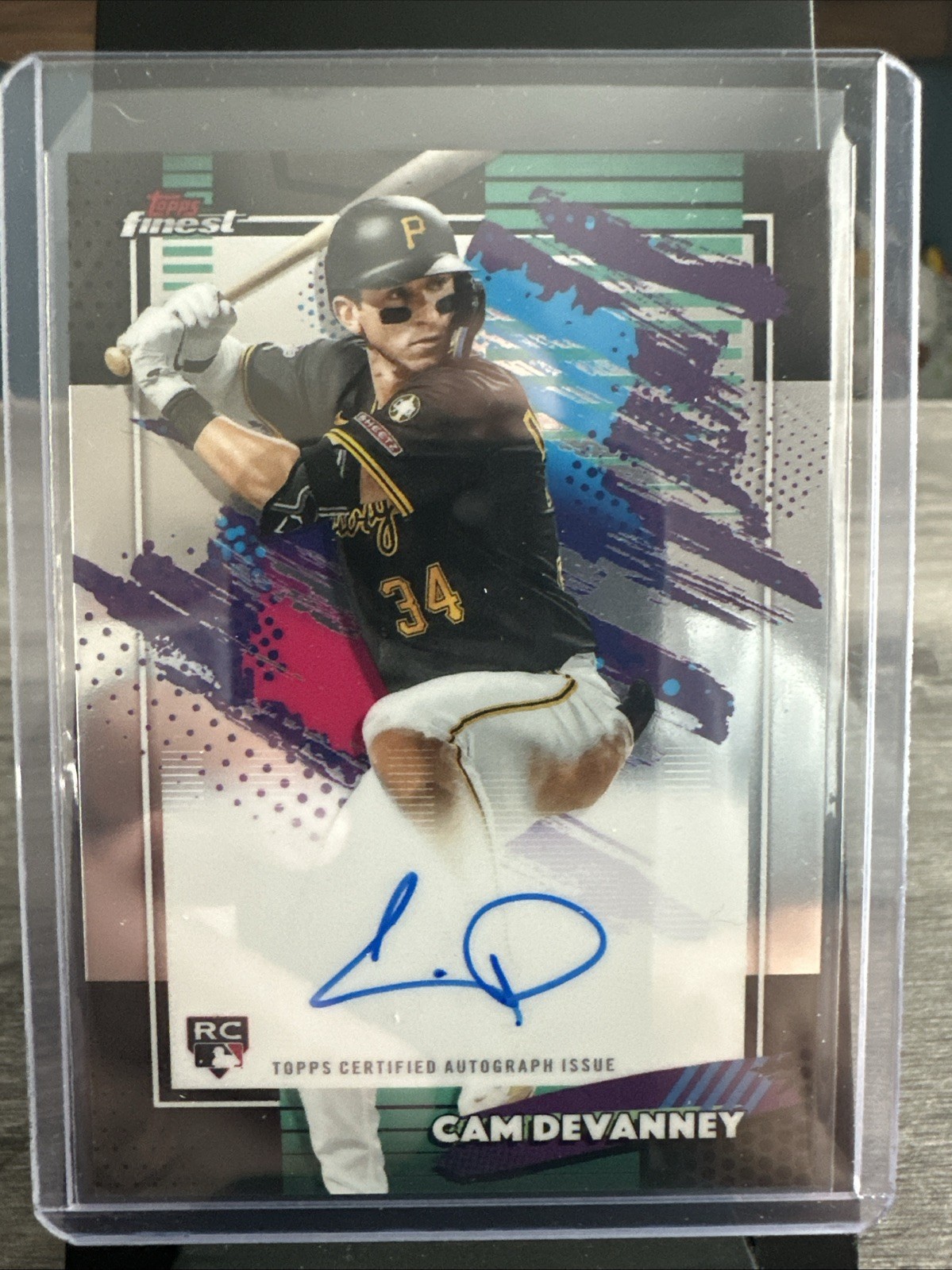 2026 Topps Finest Cam Devanney Auto Autograph RC Rookie #FA-CAD Pirates