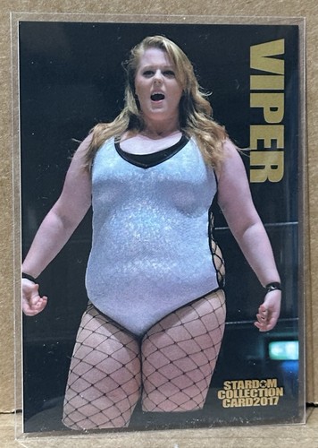 Viper vs Evie 2017 Stardom #68 SP RARE UK NXT WWE Doudrop Piper Niven Dakota Kai - Picture 2 of 2