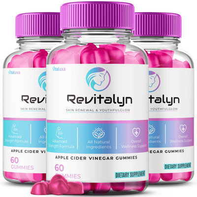 (3 Pack) Revitalyn Gummies, Skin and Body Beauty Support Formula (180 Gummies)