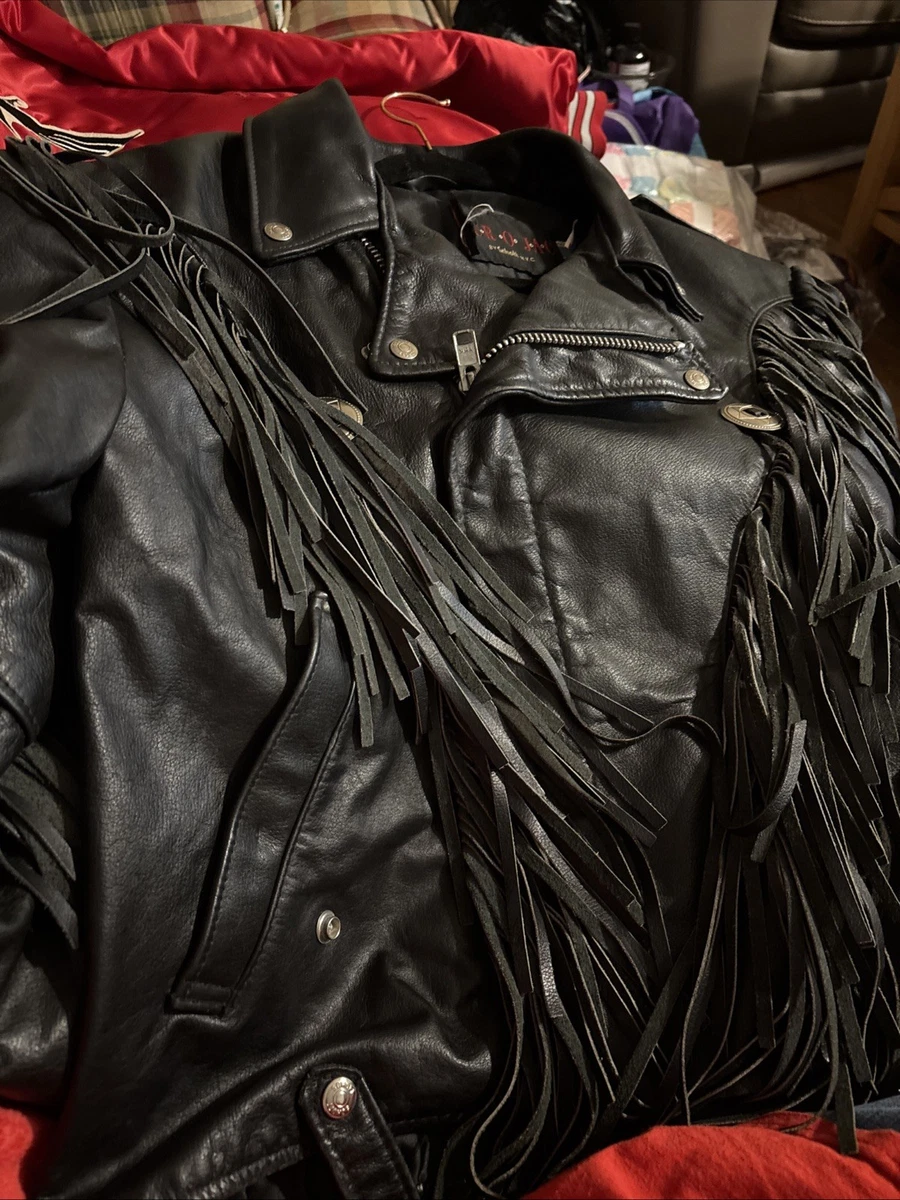 SCHOTT Fringe Motorcycle Jacket Coats, Jackets & Vests for Men for