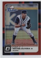 2016 Panini Donruss Optic The Rookies Red /99 Hector Olivera #TR12 0kb5