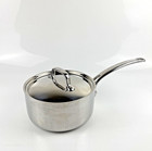 Tranmontina Tri-Ply Clad 3 Qt Covered Stainless Steel Sauce Pan~FREE SHIP