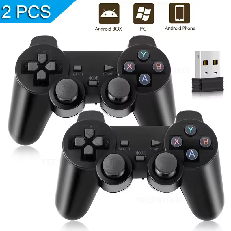 2.4Ghz Wireless Gamepad Game Controller USB Joystick For PC Android TV