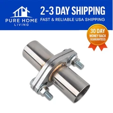 T304 Stainless Steel Exhaust Flange Repair Kit with Gasket & Hardware, 1.75'' ID