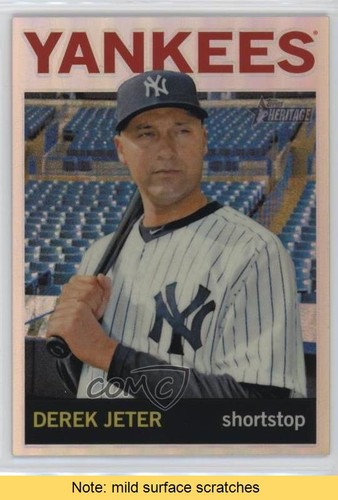 Derek Jeter [Refractor] #HC2 2013 Topps Heritage Chrome card
