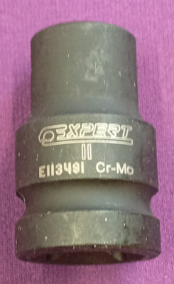 Expert by Facom E113491, 11 mm, 1/2'' Antrieb, 6 Punkt, flach (38 mm) Steckschlüssel